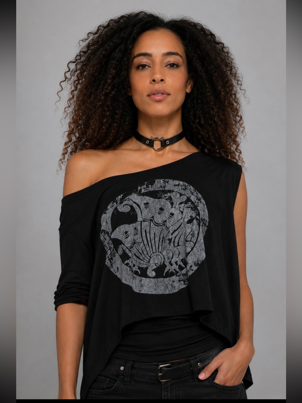 Sexy vegan leather kitty cat choker snap grunge